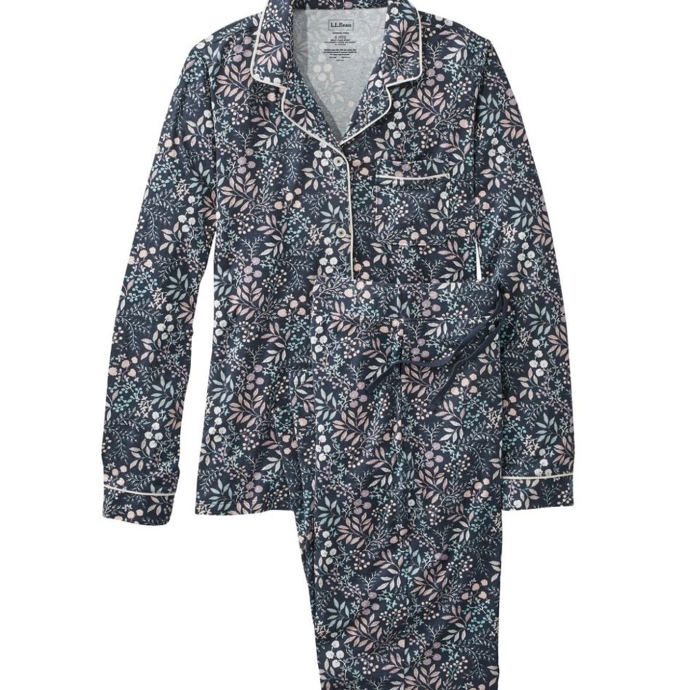 NWT L.L. Bean Pajama Set Super-Soft Shrink-Free
